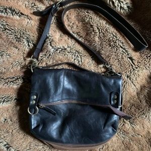 Bed Stu Tahiti black leather handbag